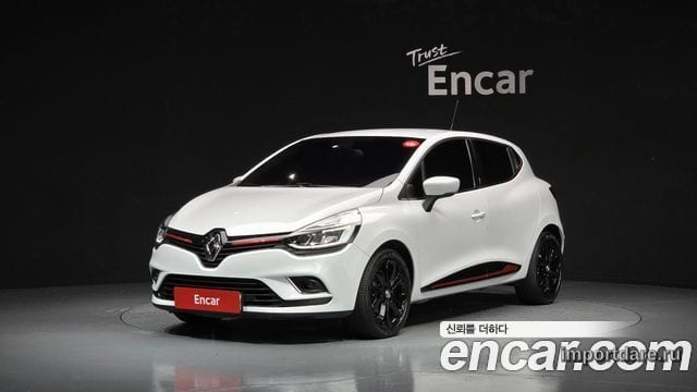 RENAULT KOREA CLIO 2018 — 64 447 км, белый, Корея — под ключ — фото 1