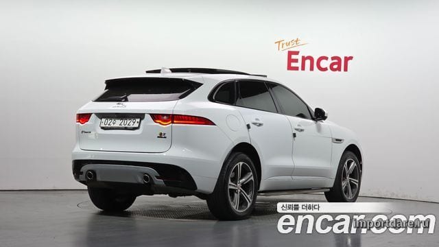 JAGUAR F-PACE 2017 — 126 526 км, белый, Корея — под ключ — фото 2