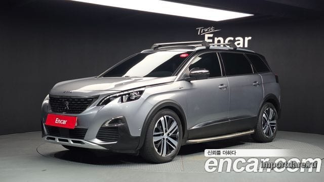 PEUGEOT 5008 2019 — 112 694 км, серебристо-серый, Корея — под ключ — фото 1