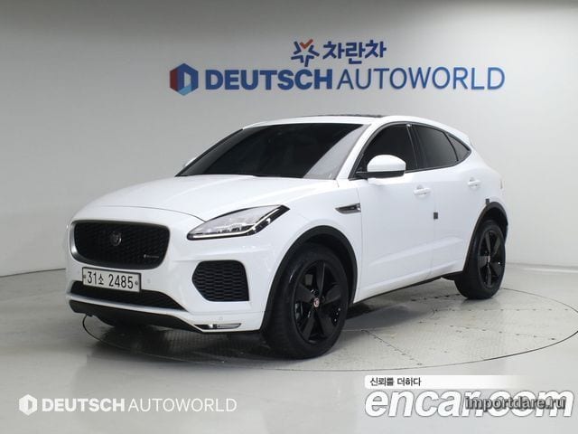 JAGUAR E-PACE 2018 — 26 640 км, белый, Корея — под ключ — фото 1