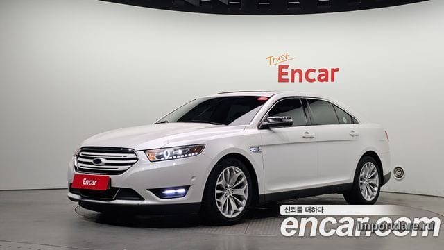 FORD TAURUS 2015 — 176 752 км, белый, Корея — под ключ — фото 1