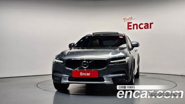 VOLVO V90 CROSS COUNTRY 2019 — 89 270 км, серый, Корея — под ключ — фото 3