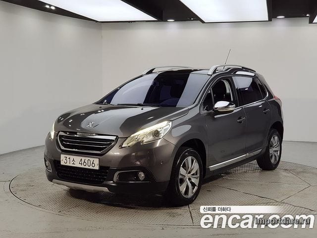 PEUGEOT 2008 2017 — 123 093 км, серебристо-серый, Корея — под ключ — фото 1