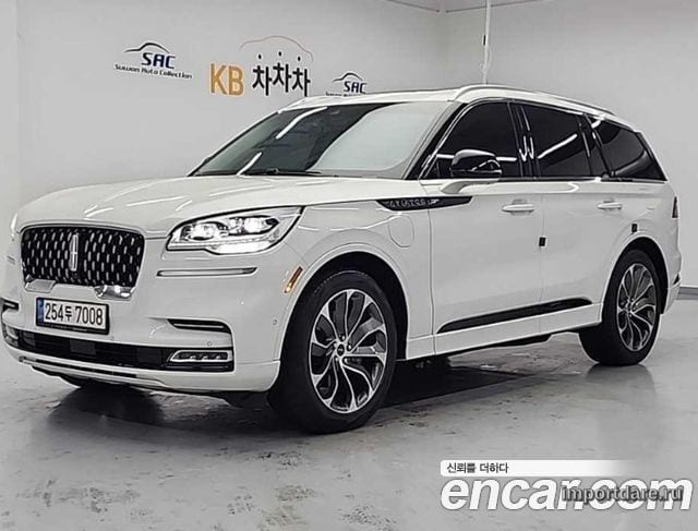 LINCOLN AVIATOR 2021 — 54 435 км, белый, Корея — под ключ — фото 11