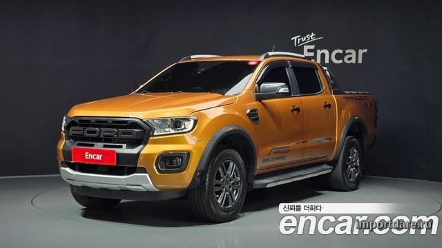 FORD RANGER 2022 — 28 003 км, оранжевый, Корея — под ключ — фото 1