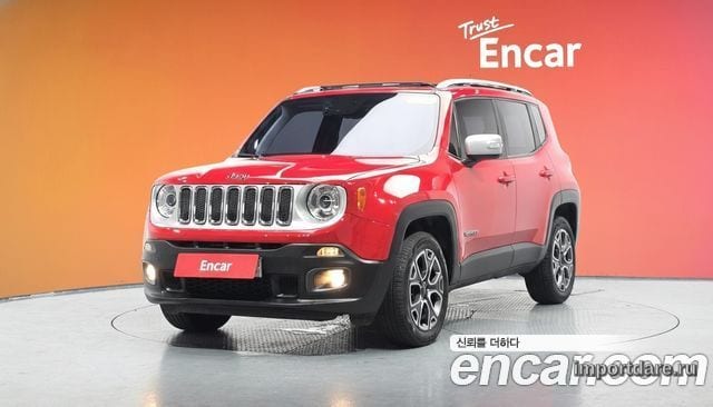JEEP RENEGADE 2018 — 76 834 км, красный, Корея — под ключ — фото 2