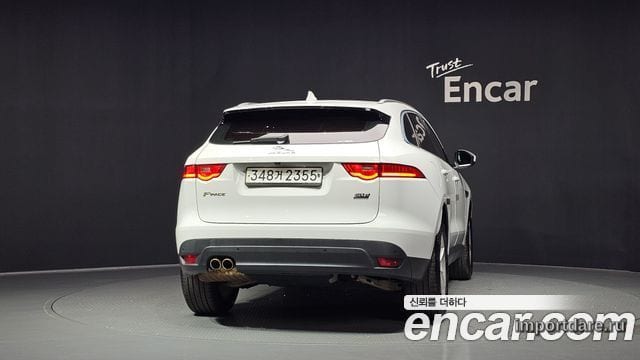 JAGUAR F-PACE 2019 — 80 565 км, белый, Корея — под ключ — фото 4