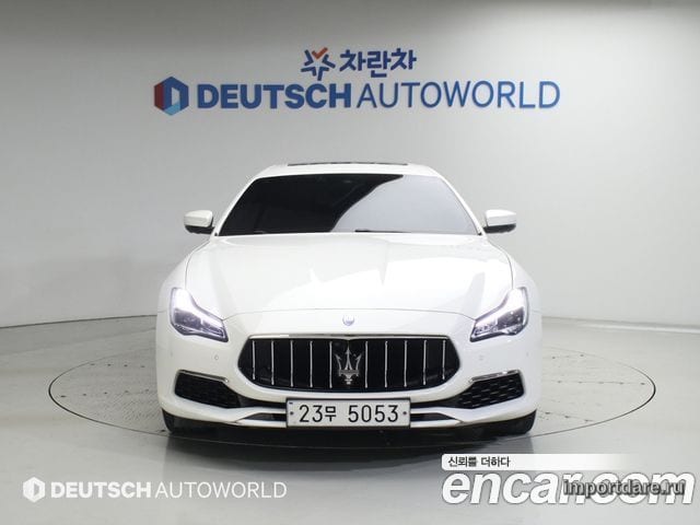 MASERATI QUATTROPORTE 2017 — 50 500 км, Корея — под ключ — фото 3