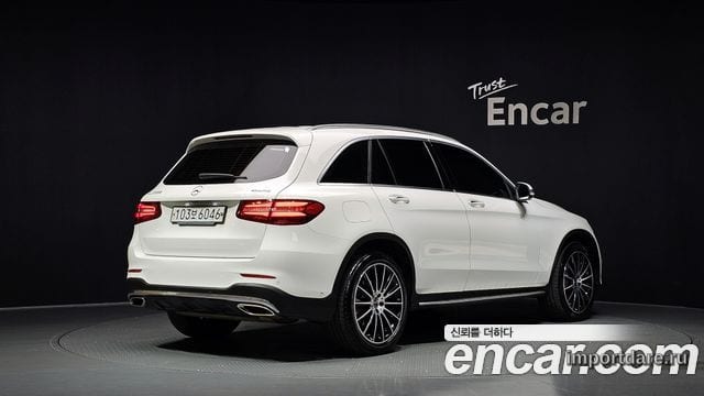 MERCEDES-BENZ GLC-CLASS X253 2019 — 134 745 км, белый, Корея — под ключ — фото 2