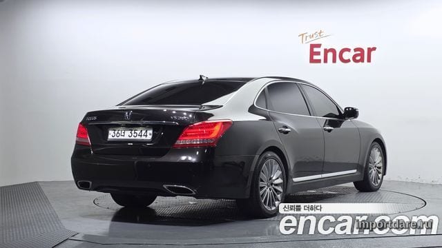 HYUNDAI EQUUS 2015 — 218 102 км, коричневый, Корея — под ключ — фото 2