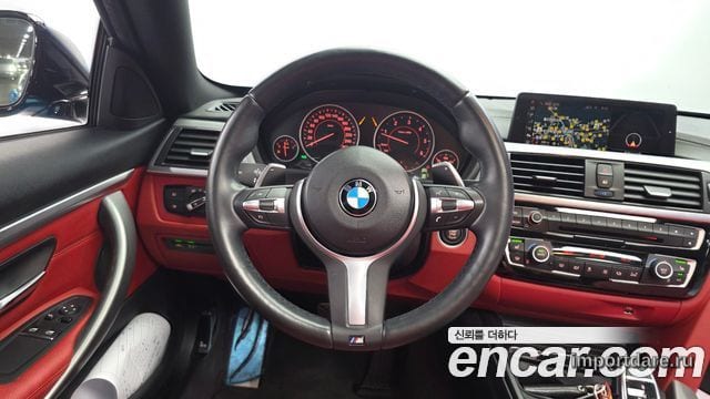 BMW 4 SERIES 2018 — 26 120 км, синий, Корея — под ключ — фото 12