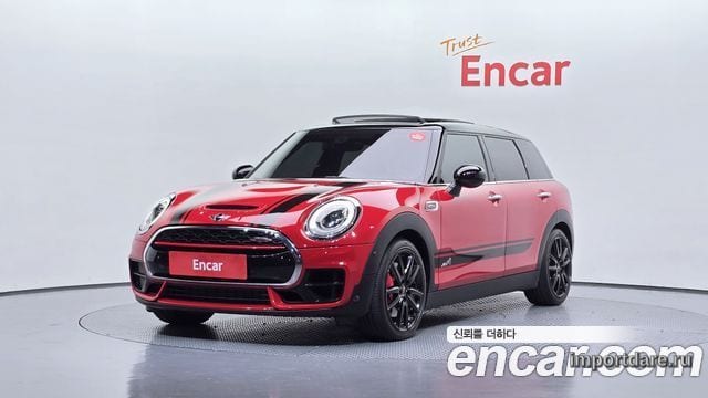 MINI COOPER S CLUBMAN 2018 — 114 655 км, красный, Корея — под ключ — фото 1