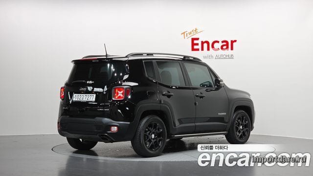 JEEP RENEGADE 2019 — 51 764 км, чёрный, Корея — под ключ — фото 2