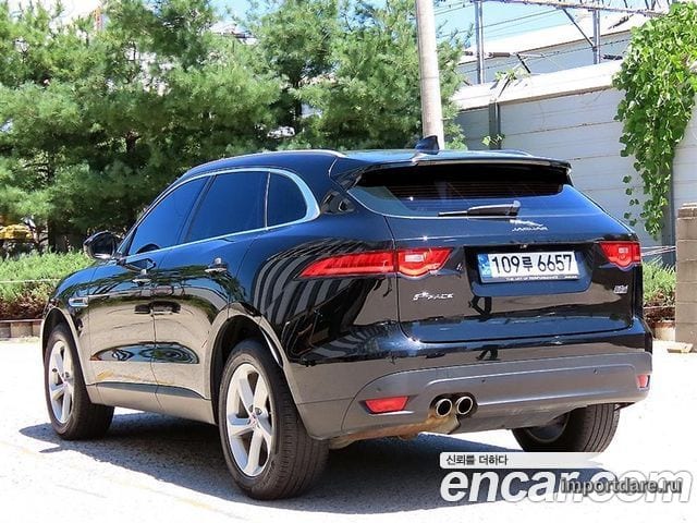 JAGUAR F-PACE 2019 — 109 176 км, чёрный, Корея — под ключ — фото 3