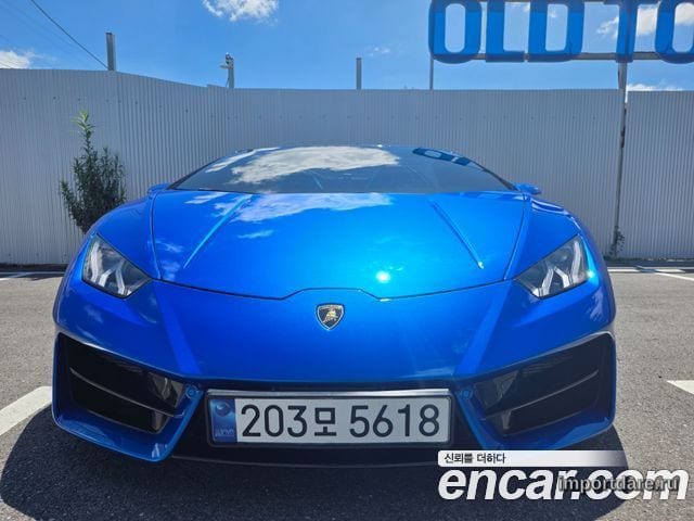 LAMBORGHINI HURACAN 2019 — 33 008 км, синий, Корея — под ключ — фото 3