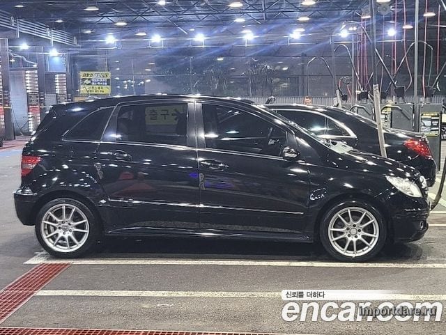 MERCEDES-BENZ B-CLASS W245 2008 — 218 528 км, чёрный, Корея — под ключ — фото 3