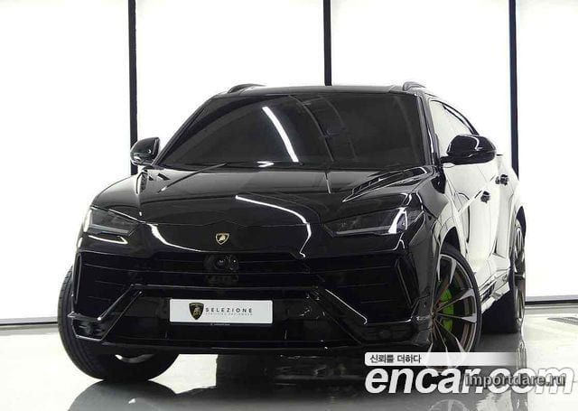 LAMBORGHINI URUS 2023 — 28 000 км, чёрный, Корея — под ключ — фото 2