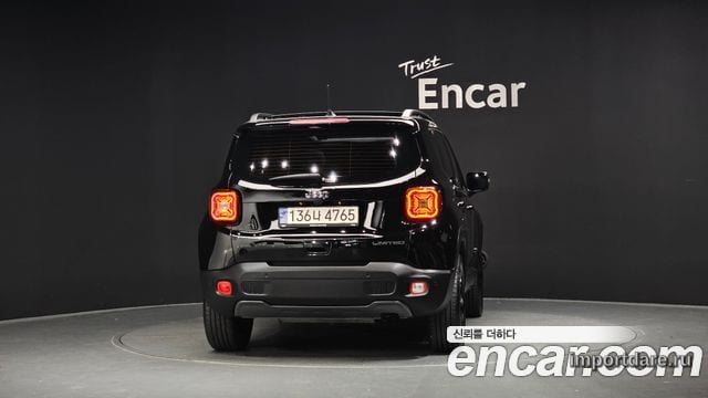 JEEP RENEGADE 2023 — 13 131 км, чёрный, Корея — под ключ — фото 4