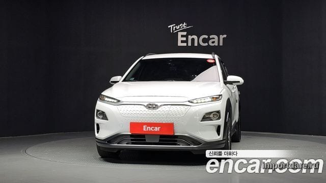 HYUNDAI KONA ELECTRIC 2019 — 152 720 км, белый, Корея — под ключ — фото 3