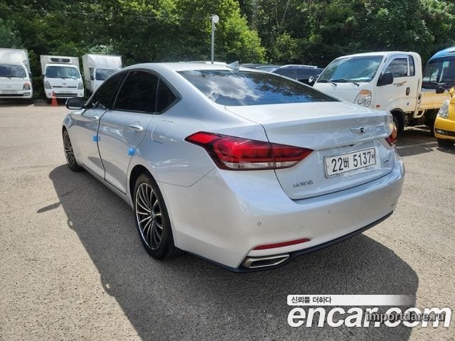 HYUNDAI GENESIS DH 2015 — 7 200 км, серебристый, Корея — под ключ — фото 5