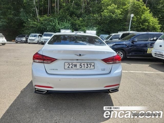 HYUNDAI GENESIS DH 2015 — 7 200 км, серебристый, Корея — под ключ — фото 6