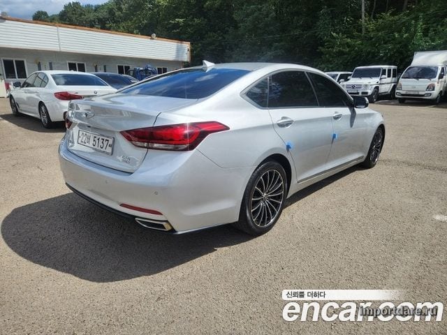 HYUNDAI GENESIS DH 2015 — 7 200 км, серебристый, Корея — под ключ — фото 7