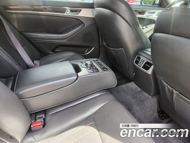 HYUNDAI GENESIS DH 2015 — 7 200 км, серебристый, Корея — под ключ — фото 9