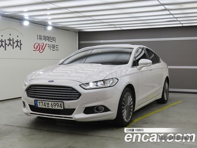 FORD MONDEO 2017 — 127 966 км, белый, Корея — под ключ — фото 1