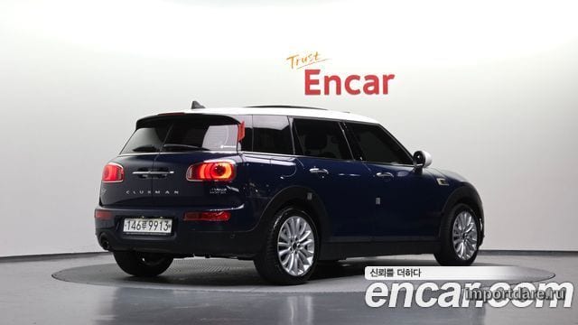MINI COOPER CLUBMAN 2019 — 131 390 км, синий, Корея — под ключ — фото 1