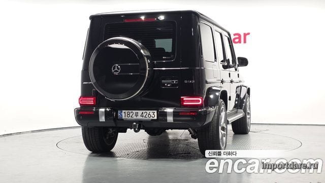 MERCEDES-BENZ G-CLASS W463B 2024 — 8 476 км, чёрный, Корея — под ключ — фото 4