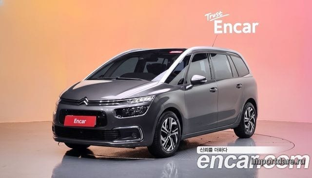 CITROEN GRAND C4 PICASSO 2018 — 129 671 км, серый, Корея — под ключ — фото 2