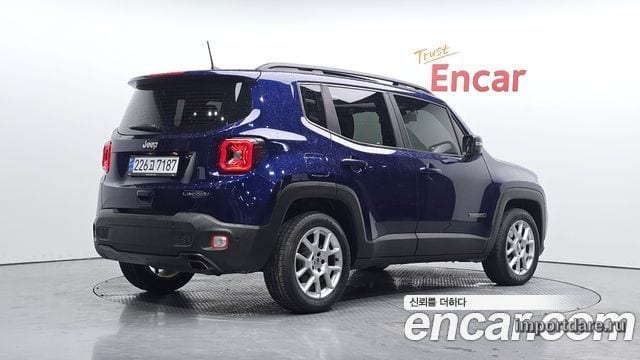 JEEP RENEGADE 2021 — 49 331 км, синий, Корея — под ключ — фото 1