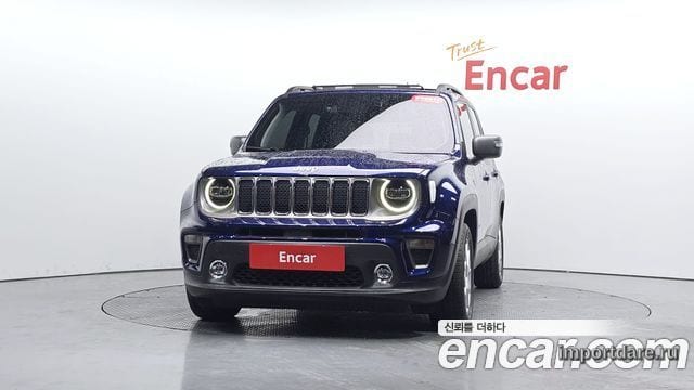 JEEP RENEGADE 2021 — 49 331 км, синий, Корея — под ключ — фото 3