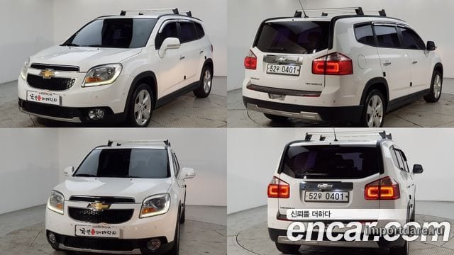 CHEVROLET ORLANDO 2016 — 141 000 км, белый, Корея — под ключ — фото 1