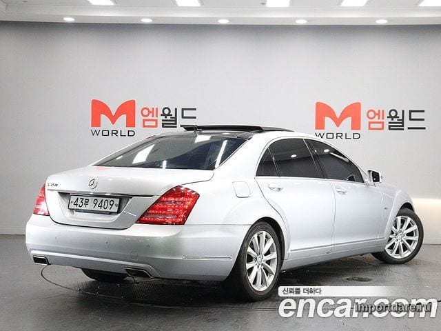 MERCEDES-BENZ S-CLASS W221 2012 — 354 900 км, серебристый, Корея — под ключ — фото 3
