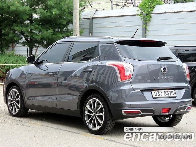 KGM TIVOLI ARMOUR 2019 — 56 220 км, серебристо-серый, Корея — под ключ — фото 3
