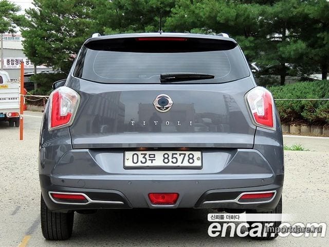 KGM TIVOLI ARMOUR 2019 — 56 220 км, серебристо-серый, Корея — под ключ — фото 4