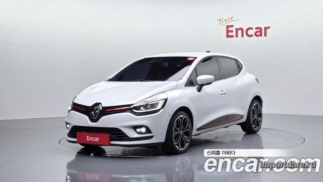 RENAULT KOREA CLIO 2018 — 77 711 км, белый, Корея — под ключ — фото 1
