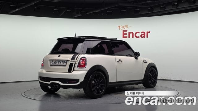 MINI COOPER S 2012 — 188 645 км, белый-перламутр, Корея — под ключ — фото 2
