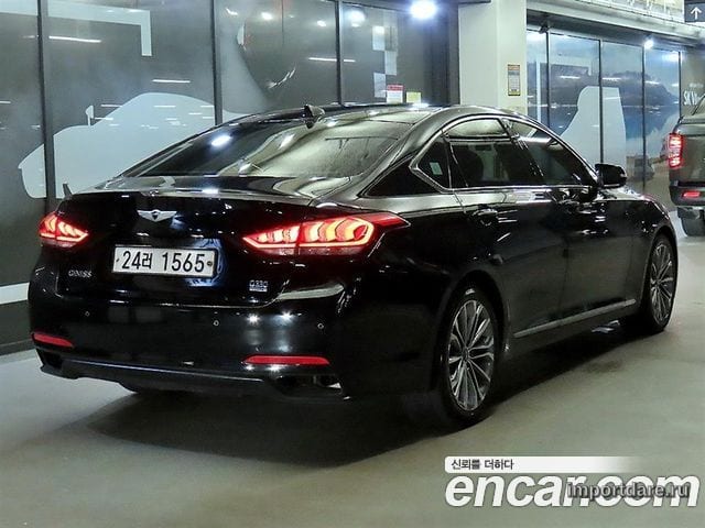 HYUNDAI GENESIS DH 2015 — 179 066 км, чёрный, Корея — под ключ — фото 2