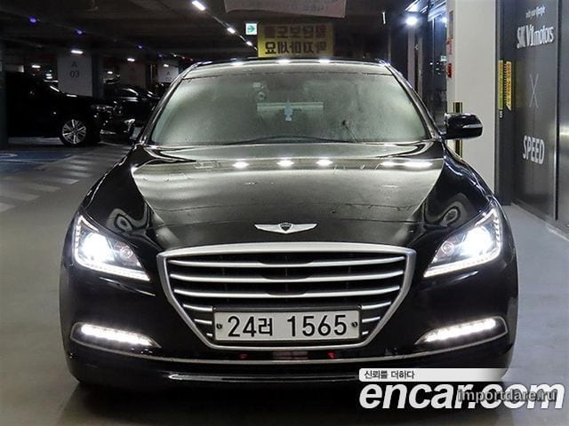 HYUNDAI GENESIS DH 2015 — 179 066 км, чёрный, Корея — под ключ — фото 3