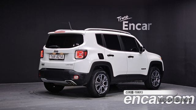 JEEP RENEGADE 2017 — 59 782 км, белый, Корея — под ключ — фото 2