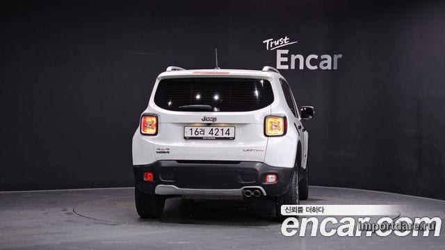 JEEP RENEGADE 2017 — 59 782 км, белый, Корея — под ключ — фото 4