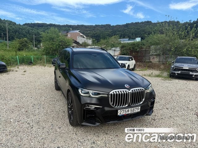 BMW X7 2019 — 90 492 км, чёрный, Корея — под ключ — фото 3