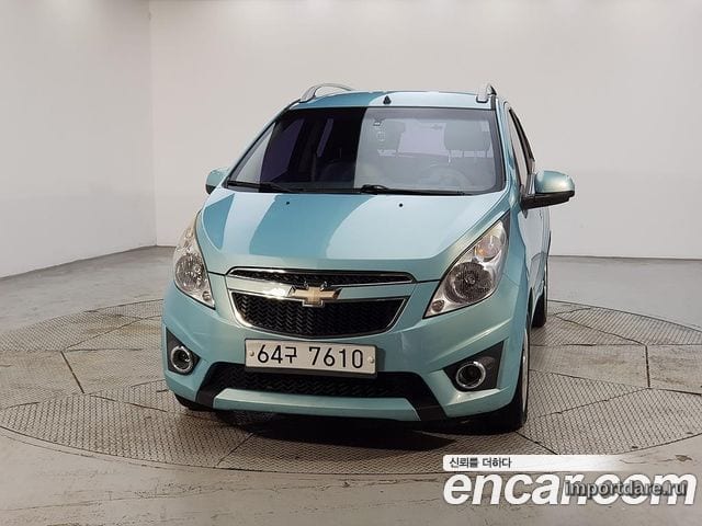 CHEVROLET SPARK 2012 — 146 410 км, голубой, Корея — под ключ — фото 2