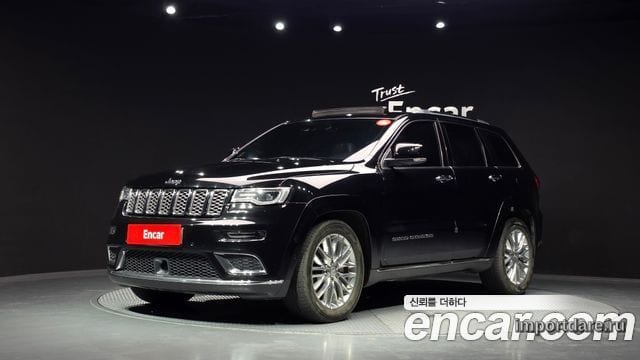 JEEP GRAND CHEROKEE 2018 — 159 283 км, чёрный, Корея — под ключ — фото 1
