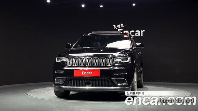 JEEP GRAND CHEROKEE 2018 — 159 283 км, чёрный, Корея — под ключ — фото 3