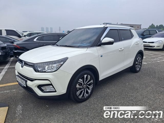 KGM TIVOLI ARMOUR 2019 — 62 169 км, белый-перламутр, Корея — под ключ — фото 2