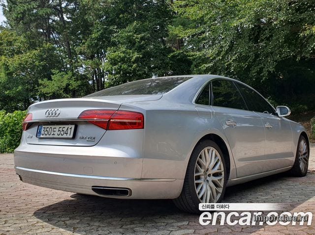 AUDI A8 2015 — 388 869 км, серебристый, Корея — под ключ — фото 3