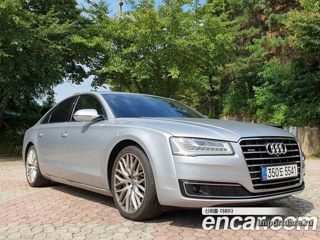 AUDI A8 2015 — 388 869 км, серебристый, Корея — под ключ — фото 4
